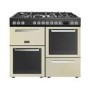 Tesla 100cm Dual Fuel Range Cooker - Cream