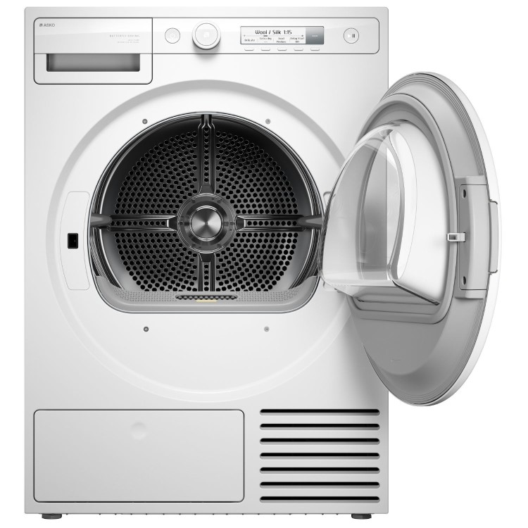 ASKO Butterfly Drying 8kg Heat Pump Tumble Dryer - White
