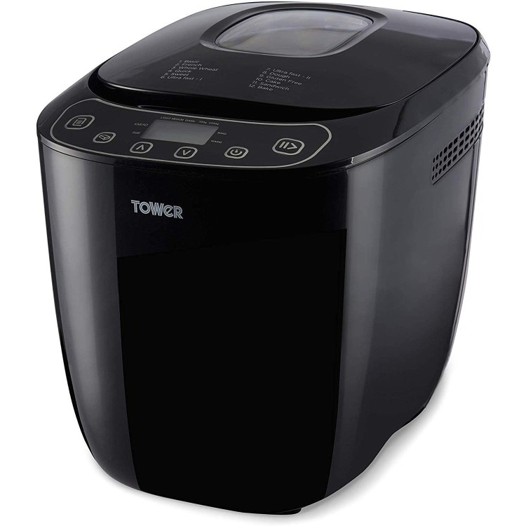 GRADE A1 - Tower T11003 2lb Breadmaker - Black