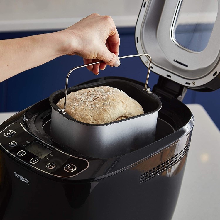GRADE A1 - Tower T11003 2lb Breadmaker - Black