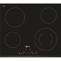 Neff T11D41X2 59cm Wide Touch Control Four Zone Ceramic Hob - Black