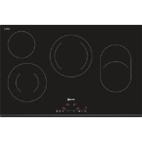 Ex Display - As new but box opened - Neff T11D83X2 80cm Wide Touch Control Four Zone Ceramic Hob - Black