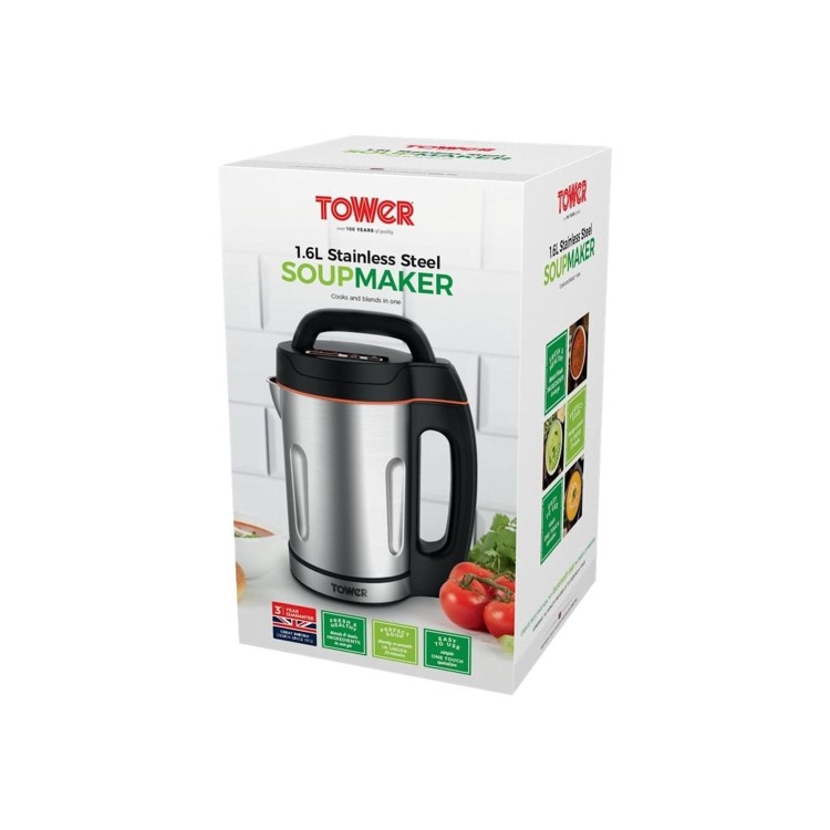 Tower T12031 1.6L Soup Maker - Black