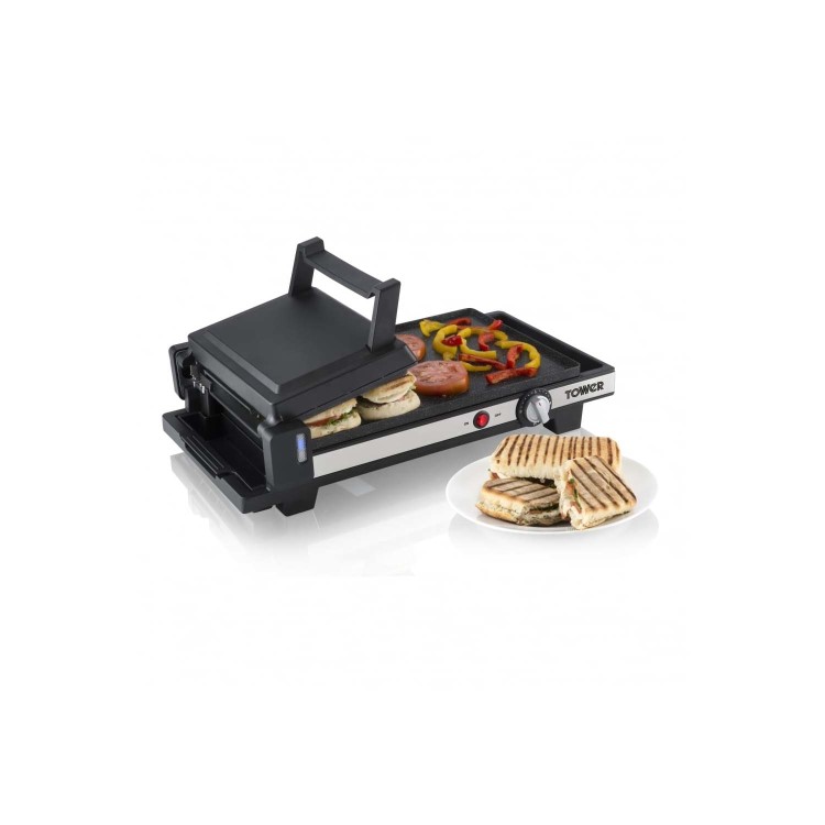 Tower T14022 T14023 3-in-1 Grill And Griddle