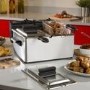 Tower T17007 3L Dual Deep Fat Fryer - Stainless Steel