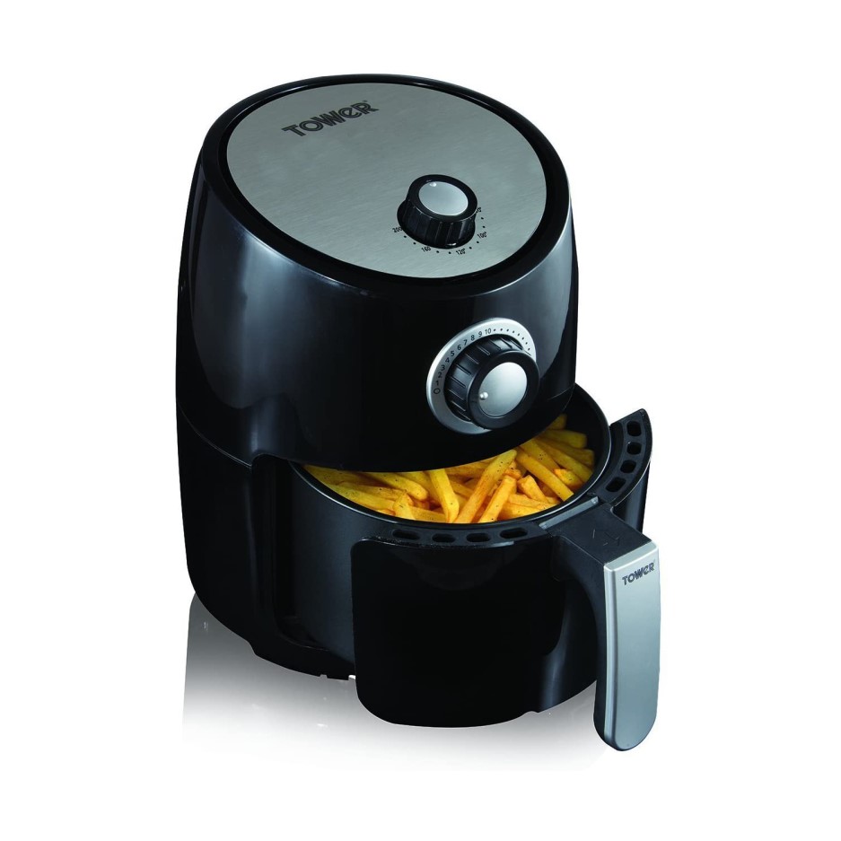 Tower T17023 2.2L Air Fryer Black Appliances Direct