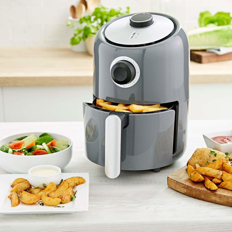 Tower T17026GRY Vortx 1.6L Air Fryer Grey Appliances Direct