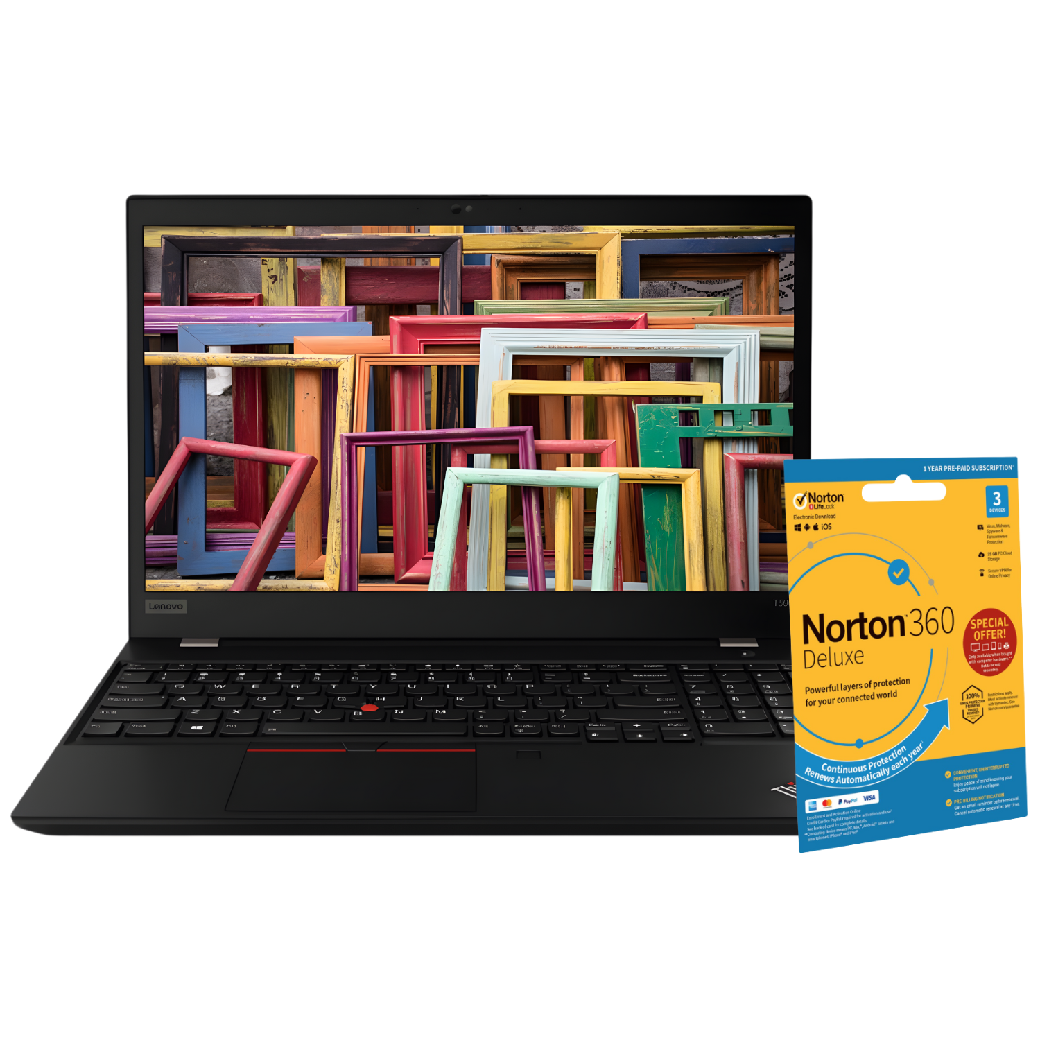 Refurbished Lenovo ThinkPad T590 Core i5 8th gen 16GB RAM T1/T590i516GB256GBW10P – image 1