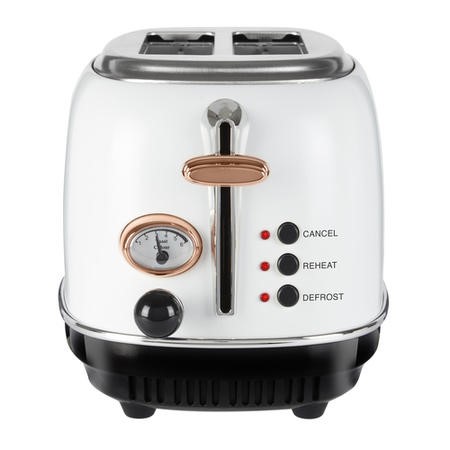 Tower T20016W Slice Toaster Rose Gold And White Appliances