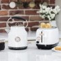 Tower T20016W 2 Slice Toaster - Rose Gold And White