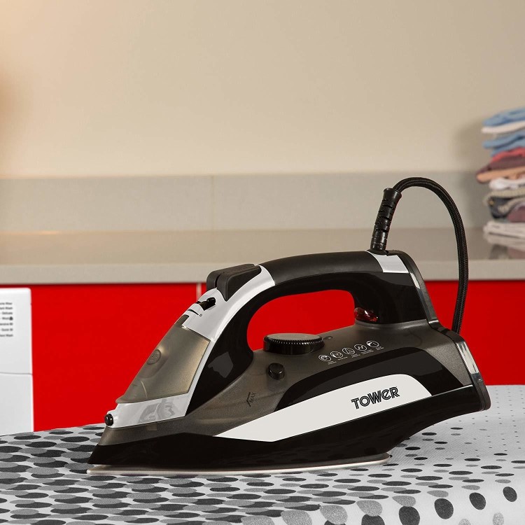 Tower T22001 CeraGlide 3000W Turbo Iron - Black