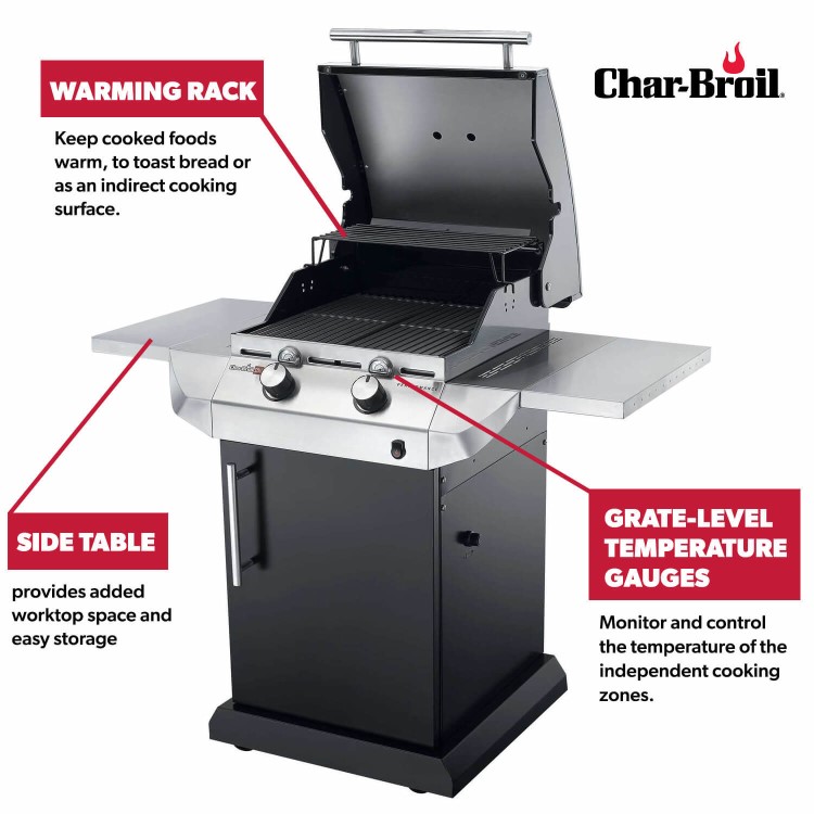 GRADE A2 - Char-Broil Performance 2 Burner Gas BBQ