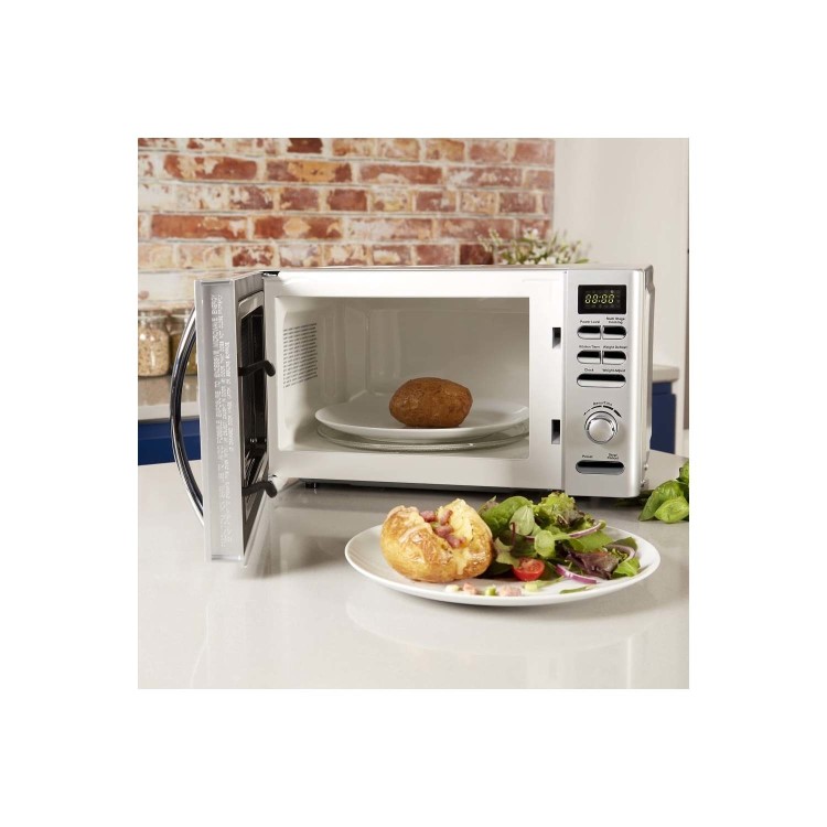 Tower T24019S 800W 20L Freestanding Microwave - Silver