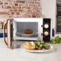 Tower T24020W 20L 800W Freestanding Microwave - Rose Gold And White