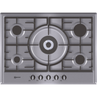 Neff T25S56N0GB N70 70cm Five Burner Gas Hob - Stainless Steel