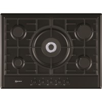Neff T25S56S0 Series 1 70cm 5 Burner Gas Hob with FSD  in Black