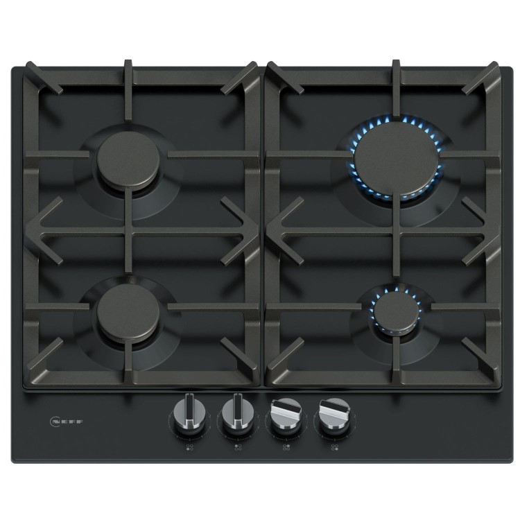 Neff N70 60cm 4 Burner Gas Hob - Black