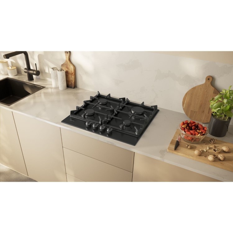 Neff N70 60cm 4 Burner Gas Hob - Black