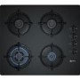 GRADE A2 - Neff T26CR51S0 N30 60cm Four Burner Gas-on-glass Hob With Side Controls - Black