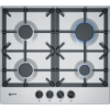 GRADE A3 - Neff T26DS49N0 N70 59cm Four Zone Gas Hob Stainless Steel With Cast Iron Pan Stands