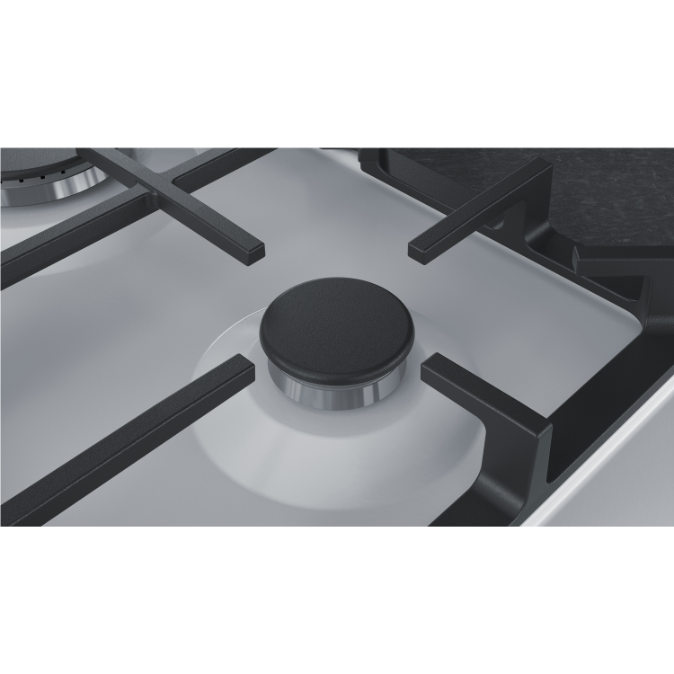 Neff T26DS49W0 N70 59cm Four Zone Gas Hob White With Cast Iron Pan Stands