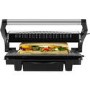 GRADE A1 - Tower T27009 Ceramic Health Grill & Griddle - Stainless Steel