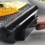 GRADE A1 - Tower T27009 Ceramic Health Grill & Griddle - Stainless Steel