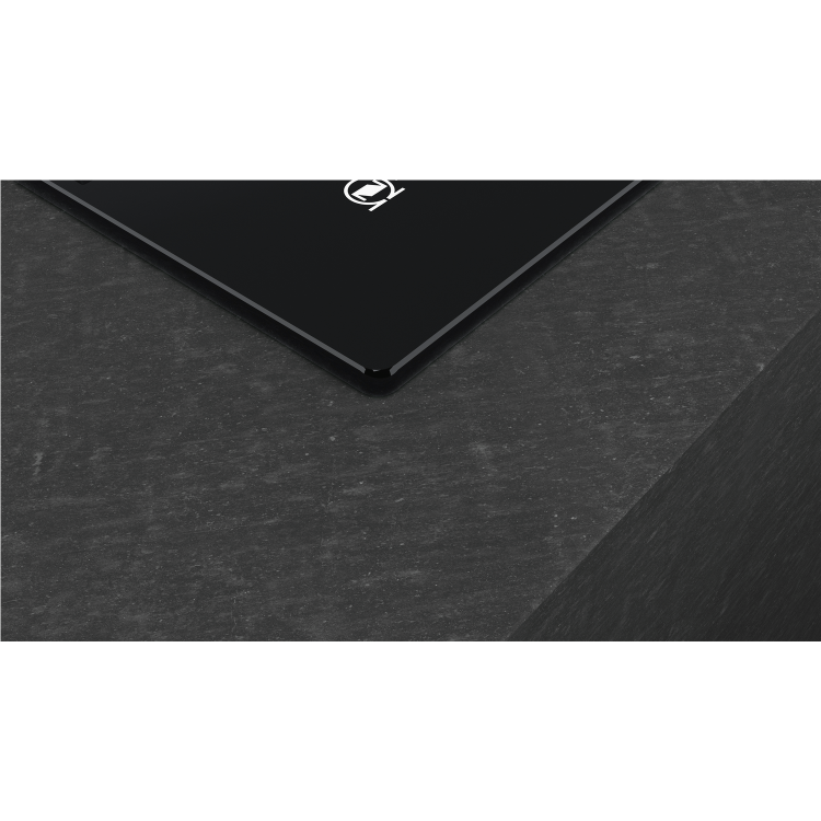 Neff T27CA59S0 75cm Five Zone Gas-on-glass Hob Black With Cast Iron Pan Stands