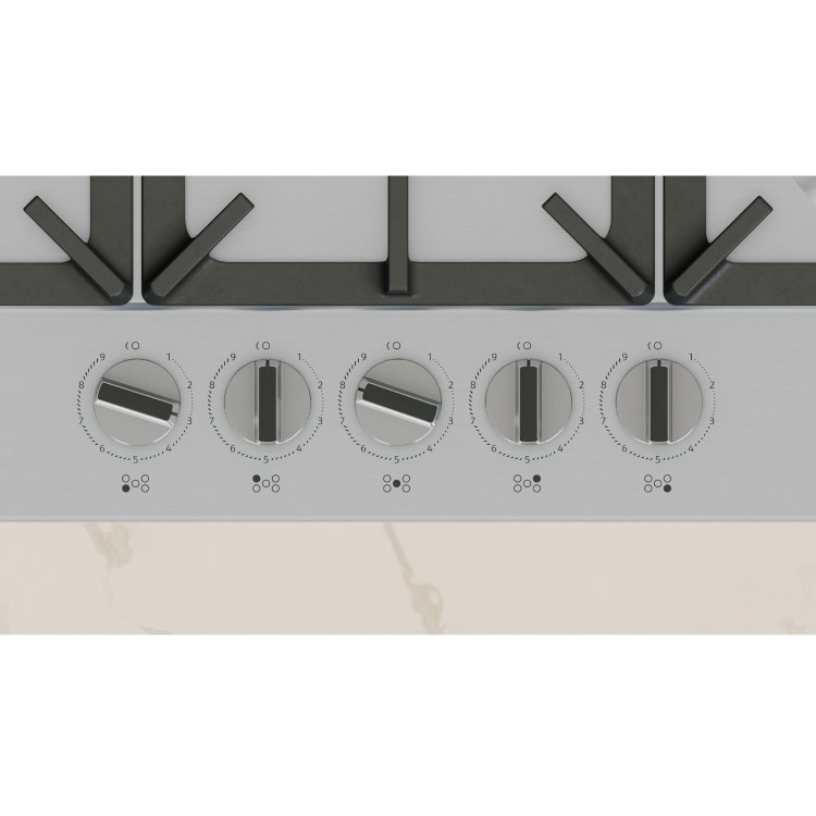 Neff N70 75cm 5 Burner Gas Hob - Stainless Steel
