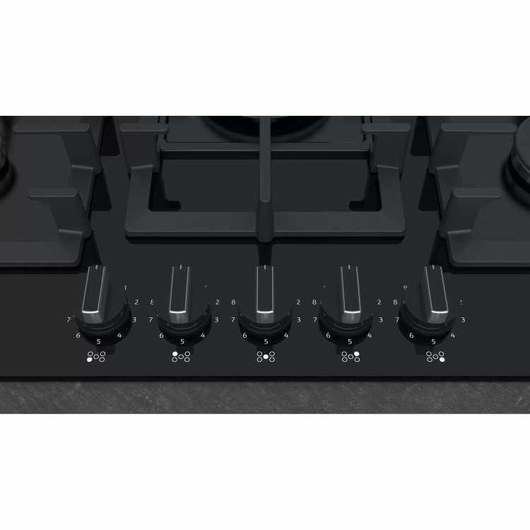 Neff N70 75cm Gas on Glass 5 Burner Gas Hob - Black