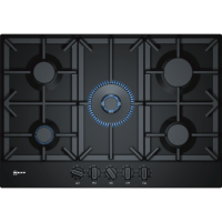 Refurbished Neff N70 T27DS59S0 75cm 5 Burner Gas Hob Black