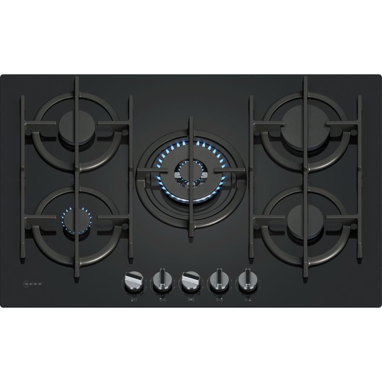 Neff N70 90cm 5 Burner Gas Hob - Stainless Steel