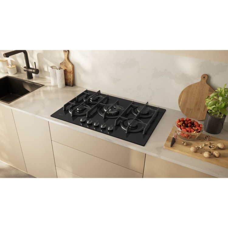 Neff N70 90cm 5 Burner Gas Hob - Stainless Steel