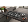GRADE A3 - Neff T29DA69N0 N70 90cm Five Burner Gas Hob Stainless Steel With Cast Iron Pan Stands