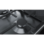 GRADE A3 - Neff T29DA69N0 N70 90cm Five Burner Gas Hob Stainless Steel With Cast Iron Pan Stands