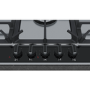 GRADE A3 - Neff T29DA69N0 N70 90cm Five Burner Gas Hob Stainless Steel With Cast Iron Pan Stands