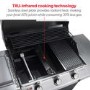Char-Broil Performance Series High-End 3 Burner Gas BBQ with a Side-Burner. 