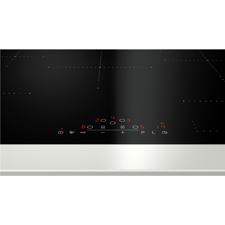Neff T48PD23X0 N70 TouchControl Flush Five Zone 79cm Induction Hob Black Glass