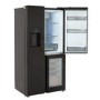 Tesla 529 Litres French Style American Fridge Freezer - Black