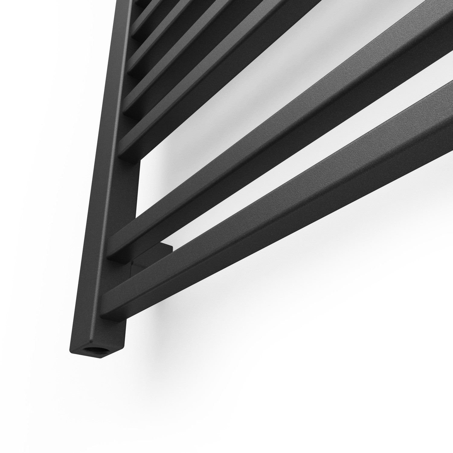 Metallic Grey Vertical Bathroom Towel Radiator 760 x 500mm T5350 Appliances Direct