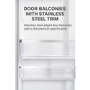 Tesla 563 Litres Four Door American Fridge Freezer - Inox