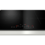 Refurbished Neff N70 T56FD50X0 59.2cm 4 Zone Induction Hob With FlexInduction Zone Black Glass With Bevelled Front Edge