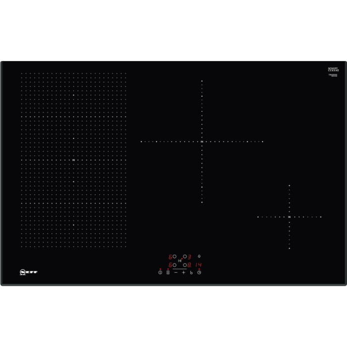 Neff T58UB10X0 80cm Induction Hob With FlexInduction Zone Frameless