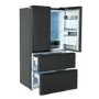 Tesla 539 Litres French Style American Fridge Freezer - Black