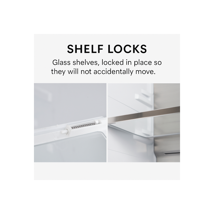 Tesla 582 Litres Side-By-Side American Fridge Freezer - Inox