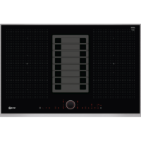 Neff T58TS6BN0 N90 826mm Venting Induction Hob - Black With Stainless Steel Trim