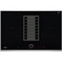 Neff T58TS6BN0 N90 826mm Venting Induction Hob - Black With Stainless Steel Trim