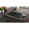 Neff T58TS6BN0 N90 826mm Venting Induction Hob - Black With Stainless Steel Trim