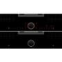 Neff T58TS6BN0 N90 826mm Venting Induction Hob - Black With Stainless Steel Trim