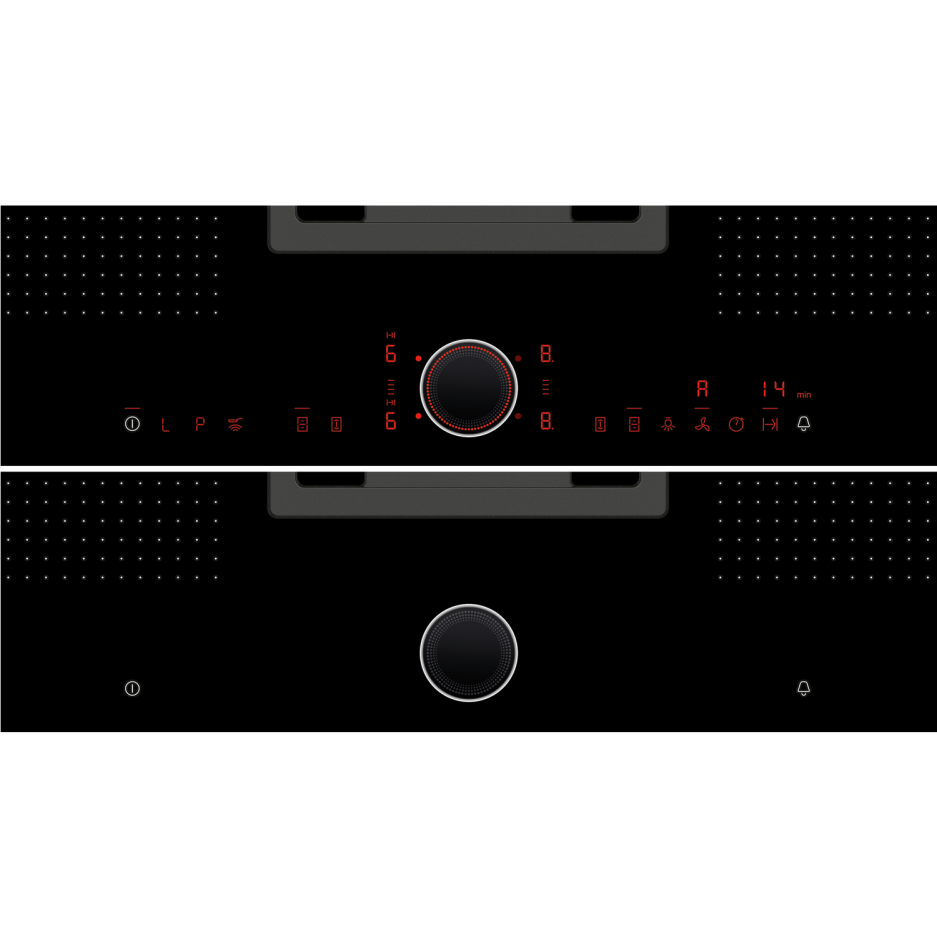 Neff T58TS6BN0 N90 826mm Venting Induction Hob Black With Stainless